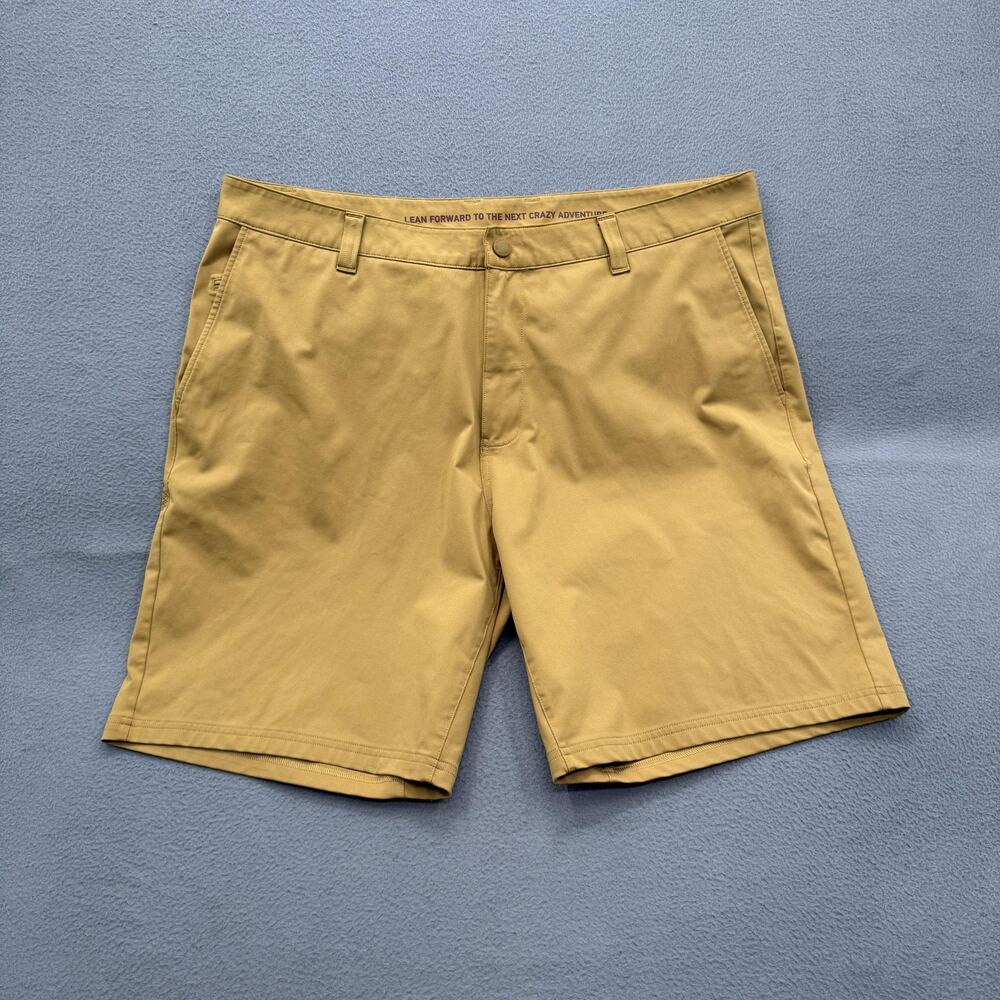 Rhone Shorts Mens 38 Beige Performance Golf Chino Stretch Pockets Casual Outdoor